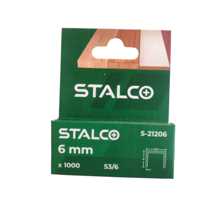 Staples 6mm 53A 1000pcs Pack STALCO S-21206-MYHOMETOOLS-STALCO