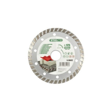 Turbo diamond disc 125mm STALCO S-30412-MYHOMETOOLS-STALCO