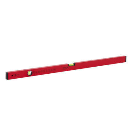 Aluminium Level 100cm Red STALCO PERFECT S-65100-MYHOMETOOLS-STALCO