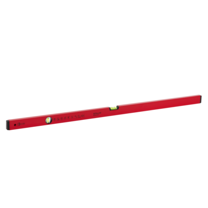 Aluminium Level 120cm Red STALCO PERFECT S-65122-MYHOMETOOLS-STALCO