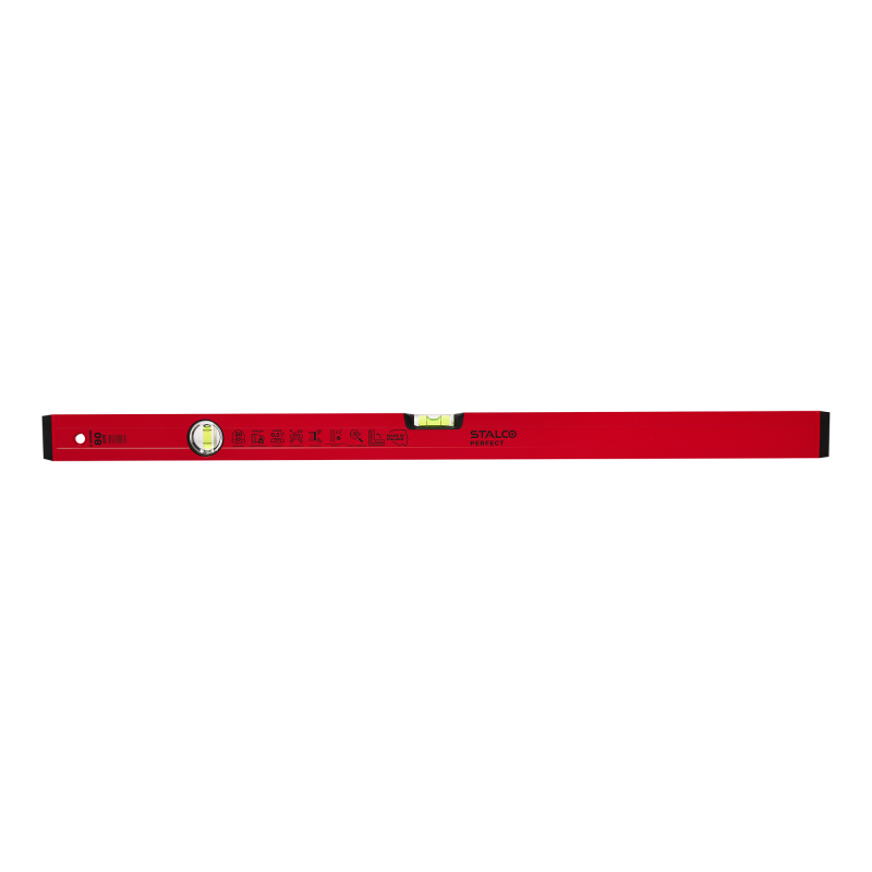 Aluminium Level 80cm Red STALCO PERFECT S-65080-MYHOMETOOLS-STALCO