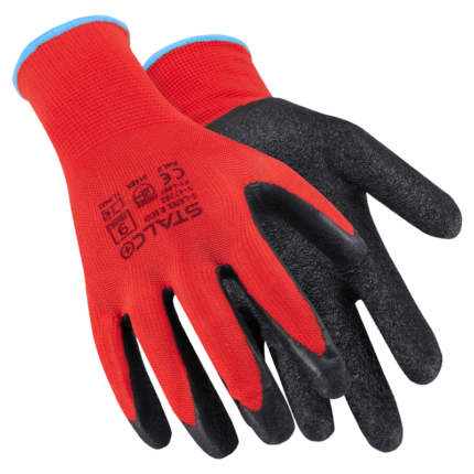 Polyester gloves S-LATEX R ECO size 9 STALCO S-47282-MYHOMETOOLS-STALCO