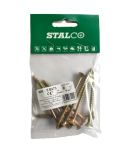 Wood and chipboard screws WK 5,0x70mm - 9pcs-MYHOMETOOLS-STALCO