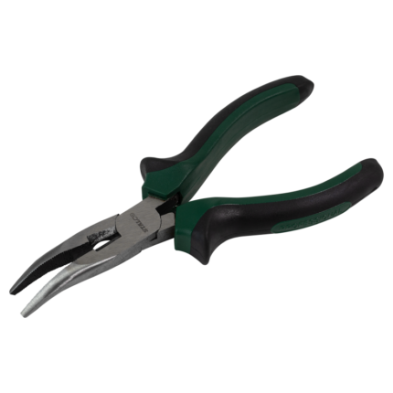 Bent Long Nose Pliers 200mm STALCO S-14048-MYHOMETOOLS-STALCO