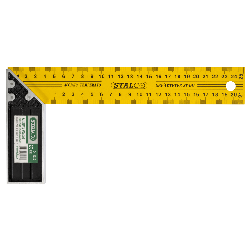 Steel Carpenters Square 250mm carpentry STALCO S-11825-MYHOMETOOLS-STALCO