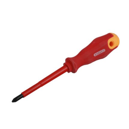 Insulated Screwdriver Phillips PH 2 x 100mm STALCO S-12213-MYHOMETOOLS-STALCO