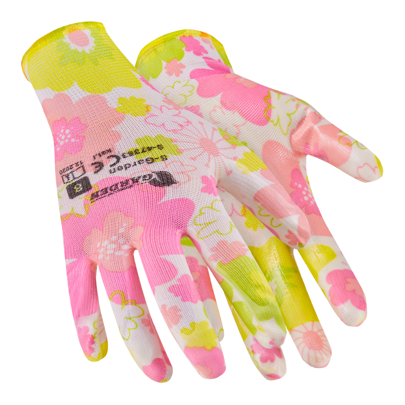 Polyester Gloves S-GARDEN size 8 STALCO S-47383-MYHOMETOOLS-STALCO