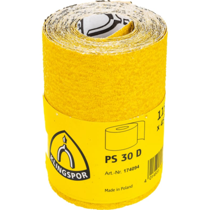 Papier ścierny w rolce 4,5 m ziarnistość 40 KLINGSPOR Papier ścierny-MYHOMETOOLS-STALCO