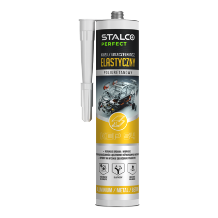 Polyurethane Flexible Adhesive Sealant Black 310ml STALCO PERFECT S-64854-MYHOMETOOLS-STALCO