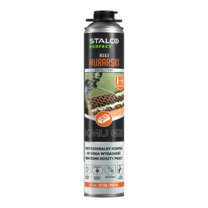 Bricklaying Foam Adhesive 750ml STALCO PERFECT S-64662-MYHOMETOOLS-STALCO