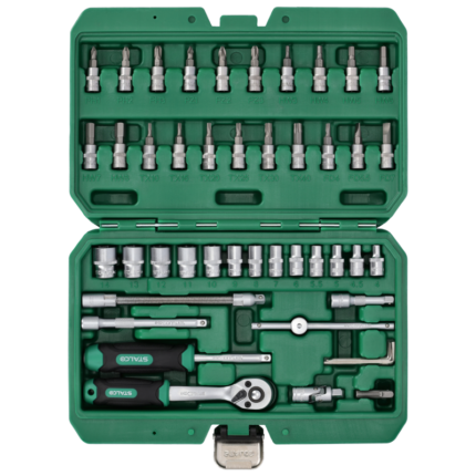 Zestaw kluczy nasadowych 1/4" 48szt STALCO S-54015-MYHOMETOOLS-STALCO