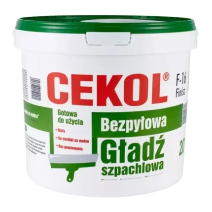 CEKOL F-16 ready-mixed finish, 20 kg.-MYHOMETOOLS-STALCO