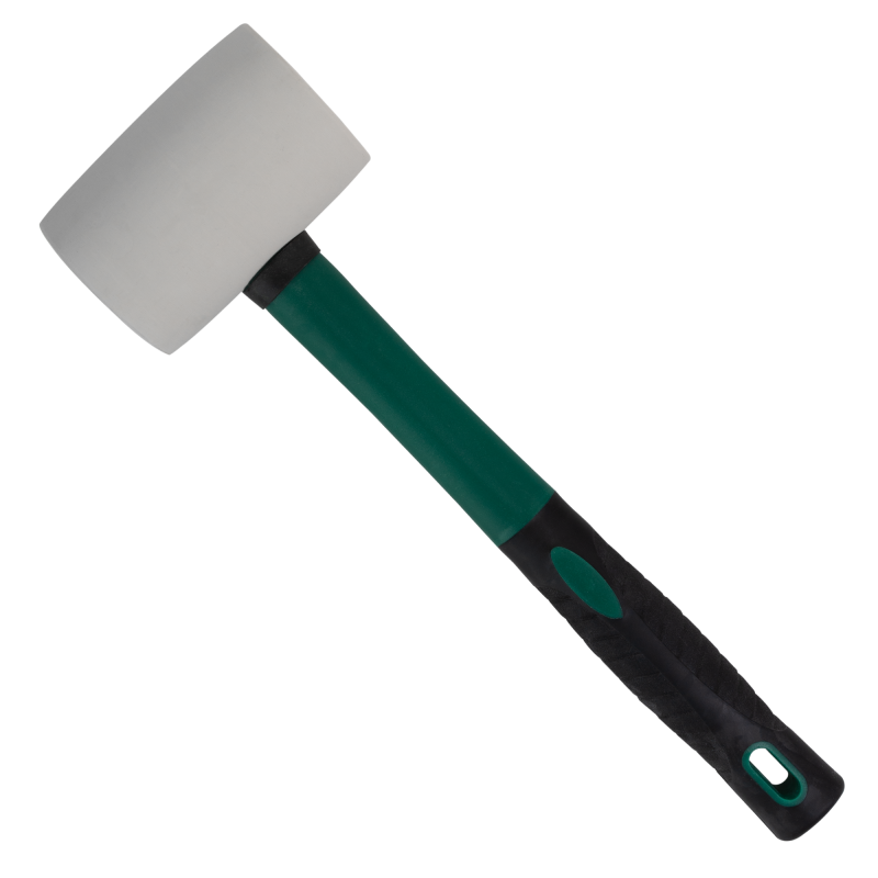 Rubber Hammer White 60mm / 450g STALCO S-19060-MYHOMETOOLS-STALCO