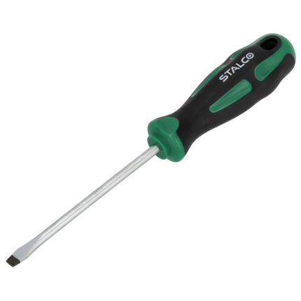 Flat screwdriver 5x100mm CrV STALCO S-12358-MYHOMETOOLS-STALCO