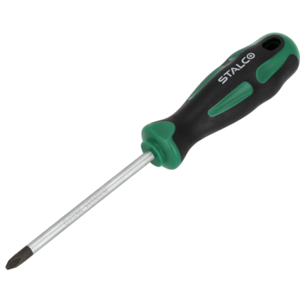 Screwdriver Phillips PH2x100mm CrV STALCO S-12336-MYHOMETOOLS-STALCO