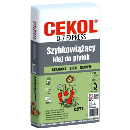 CEKOL Q-7 EXPRESS Fast Setting Tile Adhesive 20kg-MYHOMETOOLS-STALCO