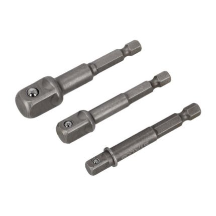 Hex Adapter Set 3pcs 1/4", 3/8", 1/2" STALCO PERFECT S-76958-MYHOMETOOLS-STALCO