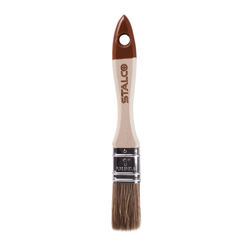 Flat Paint Brush 1″ WOOD STALCO S-38990-MYHOMETOOLS-STALCO