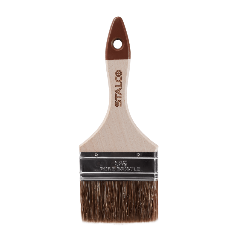 Flat Paint Brush 3.5″ WOOD STALCO S-39000-MYHOMETOOLS-STALCO