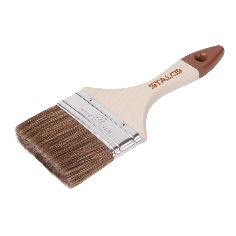 Flat Paint Brush 3.5″ WOOD STALCO S-39000-MYHOMETOOLS-STALCO