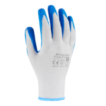 Polyester gloves S-LATEX R ECO XL(10) STALCO S-47123-MYHOMETOOLS-STALCO