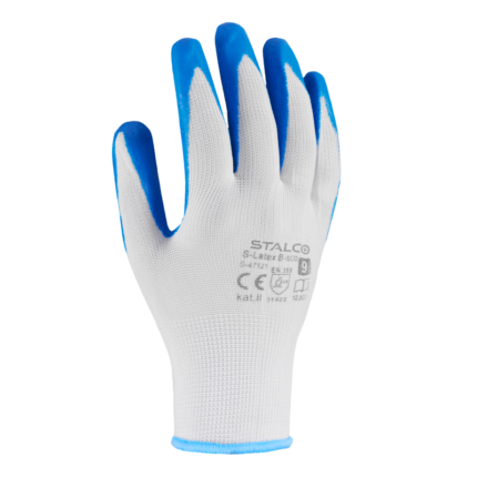 Polyester gloves S-LATEX R ECO XL(10) STALCO S-47123-MYHOMETOOLS-STALCO