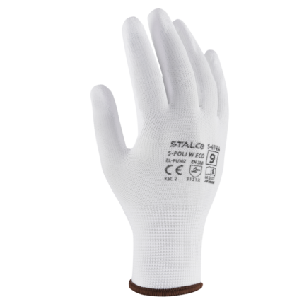 Polyester gloves S-POLI W ECO XL(10) STALCO S-47415-MYHOMETOOLS-STALCO