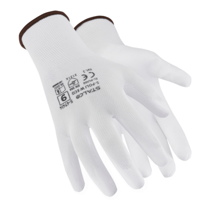 Polyester gloves S-POLI W ECO XL(10) STALCO S-47415-MYHOMETOOLS-STALCO