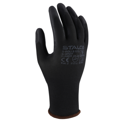 Polyester gloves S-POLI W ECO XL(10) STALCO S-47418-MYHOMETOOLS-STALCO