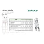 Work Bib Trousers ALLROUND LINE white XL STALCO S-42157-MYHOMETOOLS-STALCO