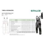 Work Bib Trousers BASIC LINE grey M STALCO S-47866-MYHOMETOOLS-STALCO