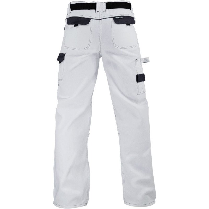 Work Trousers ALLROUND LINE white M STALCO S-42139-MYHOMETOOLS-STALCO